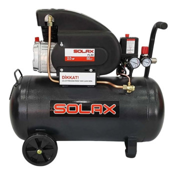 Solax FL50A 50lt 2bg 1.5kW 220V 33kg Elektrikli Hava Kompresörü