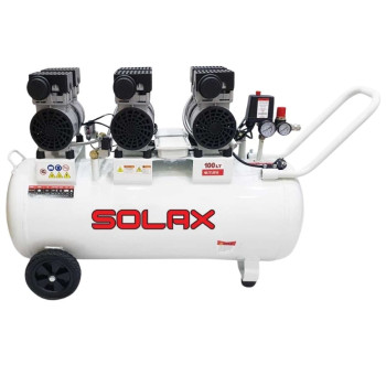 Solax HM0753JW100 100lt 3bg 2.2kW 220V 76kg Sessiz Elektrikli Hava Kompresörü