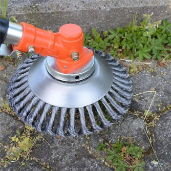 Solax KTA8C 20.32cm 8inç Çanak Tipi Çelik Telli Kaldırım Temizleme Motorlu Tırpan Başlığı