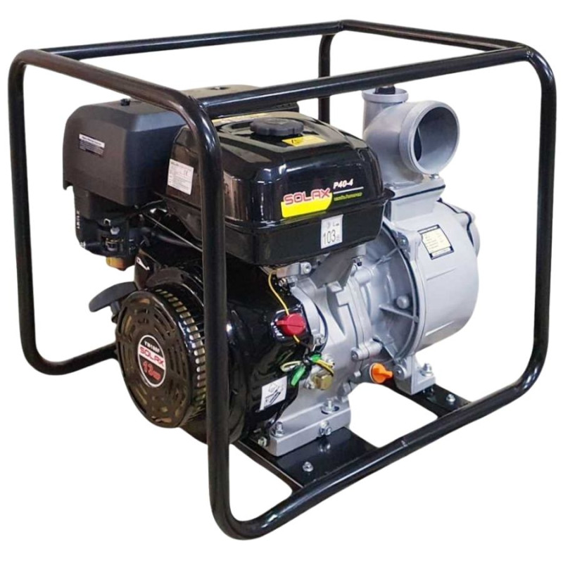 Solax P404 4inç 389cc 75m³/sa 28mt 49kg İpli 4T Benzinli Su Motoru