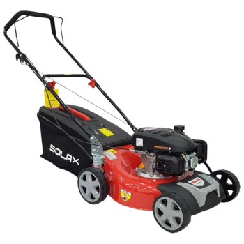 Solax TB46P03 Pro 139cc 46cm 65lt 28kg Metal İtmeli Benzinli Çim Biçme Makinesi Solax TB46P03 Pro 139cc 46cm 65lt 28kg Metal İtmeli Benzinli Çim Biçme Makinesi