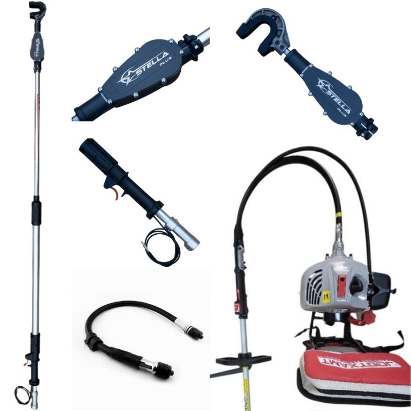 TmaxTool TMBG520 4 2.17bg 51.7cc 26mm 11kg Sırt Tipi Kancalı Dal Sarsıcı Benzinli Zeytin Hasat Makinesi