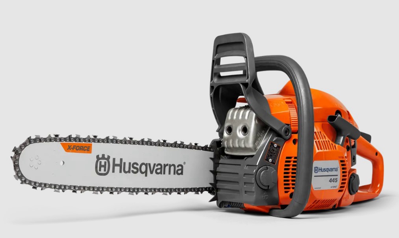 Husqvarna 445 2.1kW 2.8bg 45,7cc 45cm .325inç 1.5mm 0.58inç 36diş 4.9kg Benzin Motorlu Testere Husqvarna 445 2.1kW 2.8bg 45,7cc 45cm .325inç 1.5mm 0.58inç 36diş 4.9kg Benzin Motorlu Testere